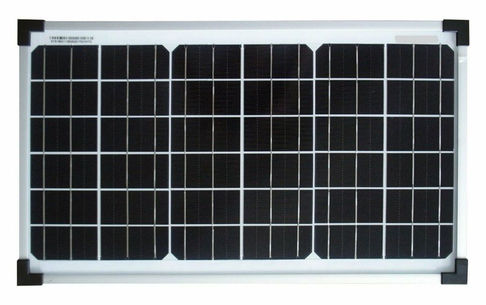 20 Watt Solarlüfter Solar Axial Lüfter Solarventilator Ventilator Akku Batterie 