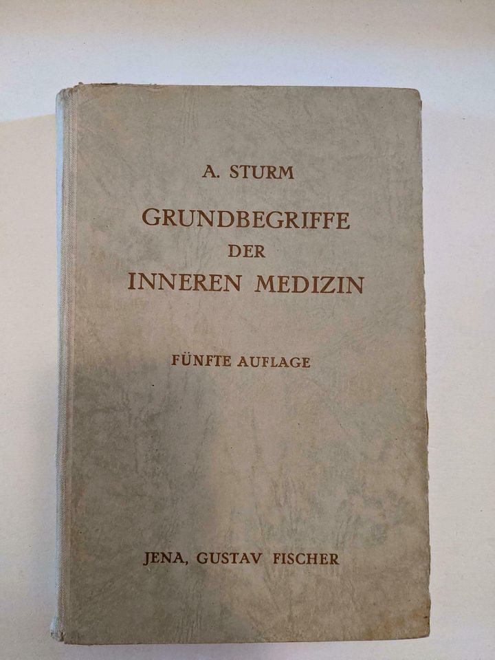 Antikes Buch "Grundbegriffe der inneren Medizin" in Hamburg