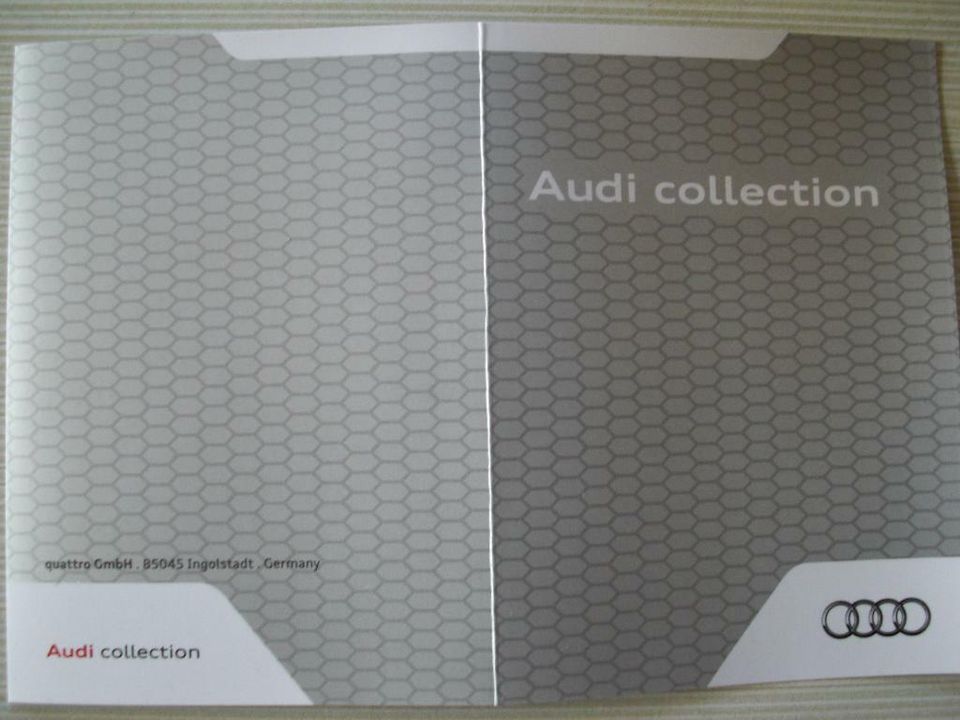 Audi Collection Lederetui für Smartphone, schwarz gemustert in Bayern - Gammelsdorf