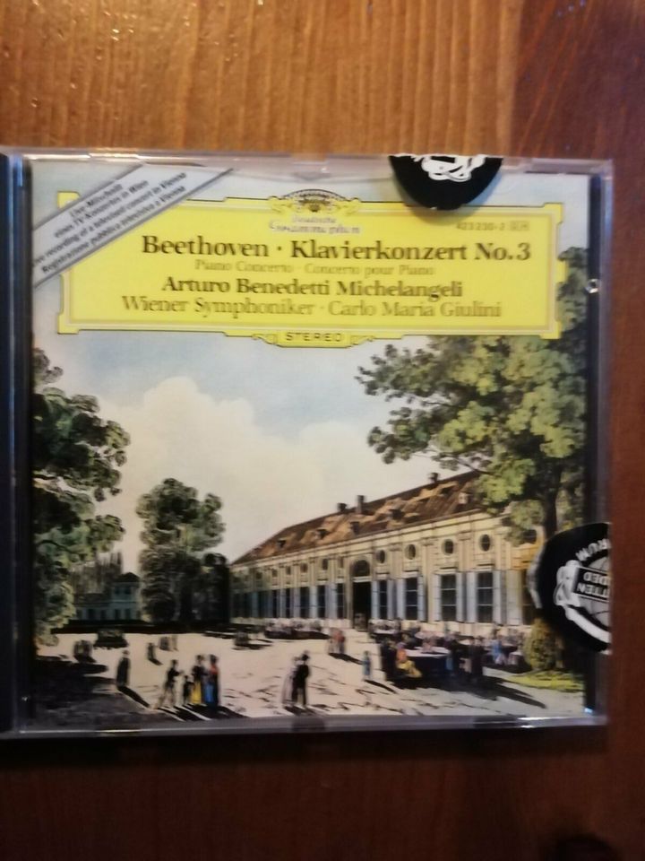 CD Beethoven Klavierkonzert  No. 3 Deutsche Grammophon in Hohenfelde bei Kiel