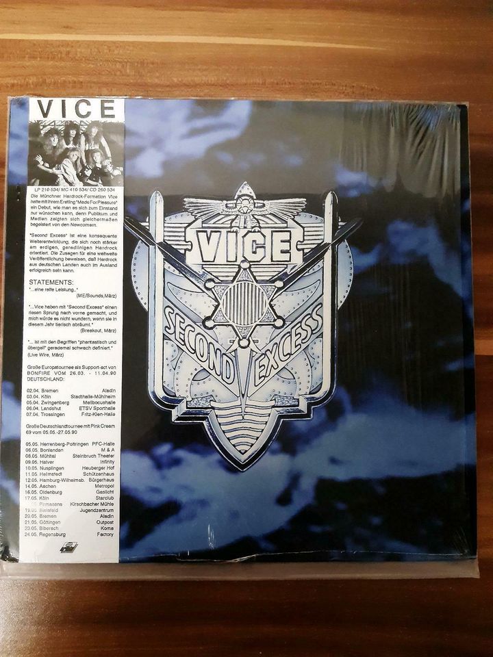 Vice Second Excess Vinyl LP Heavy Metal inkl Versand in Bayern - Hohenwart