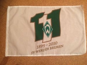 Werder Bremen Schwenkfahne Zimmerfahne 100 cm x 150 cm neues Logo Raute 