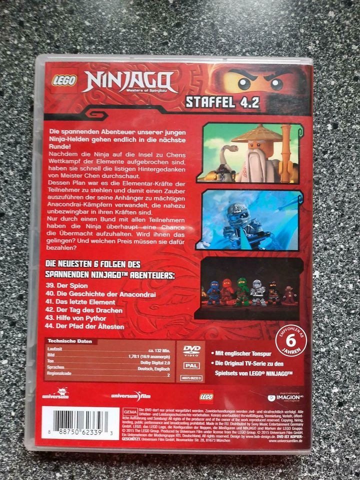 DVD Lego Ninjago, Staffel 4.2 in Baden-Württemberg - Nürtingen