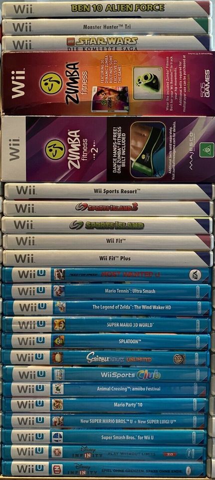 Nintendo Wii U DS 3DS Mario Zelda Spiele Fit plus Sport Pikmin 2 in Nordrhein-Westfalen - Oberhausen