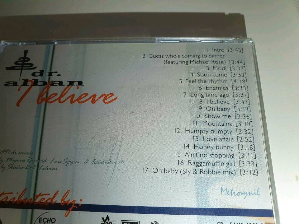 CD, 90er, Dr. Alban,Twenty4Seven,Pretenders, Lola rennt in Schiffdorf