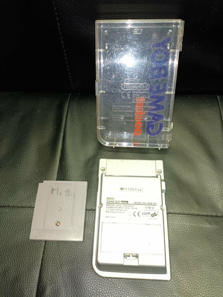 Gameboy Pocket Silber mit Case + Fifa 98 in Thüringen - Mühlhausen