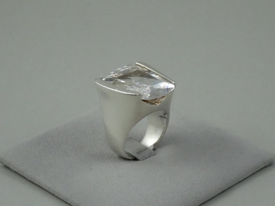 Pierre Lang Ring mit Zierstein zilver casual uitstraling Sieraden Ringen 