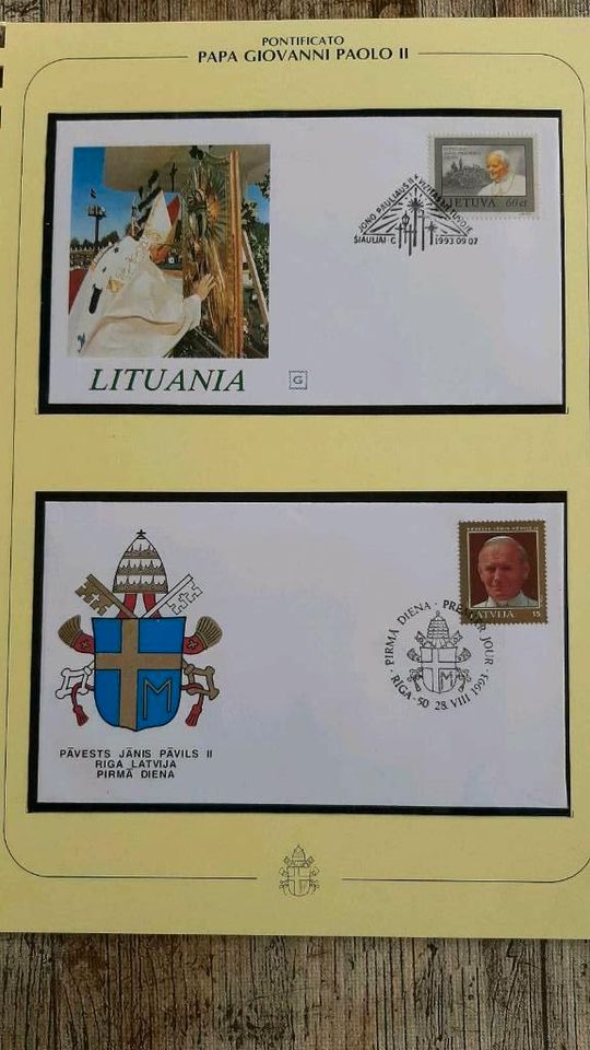 Ersttagsbriefe Vatikan in Bayern - Gunzenhausen