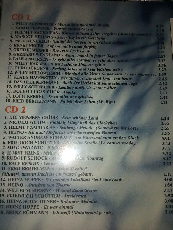 2 CD Man müsste nochmal 20 sein... Hör Zu  36 super Titel!! in Kornwestheim