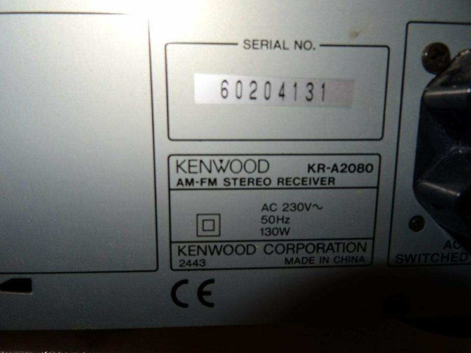 Kenwood AM-FM Reciver KR-A 2080 in Nordrhein-Westfalen - Grevenbroich