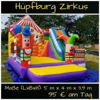 Hüpfburg Zirkus mit Rutsche für ihre Feier zum Mieten! Niedersachsen - Varel Vorschau