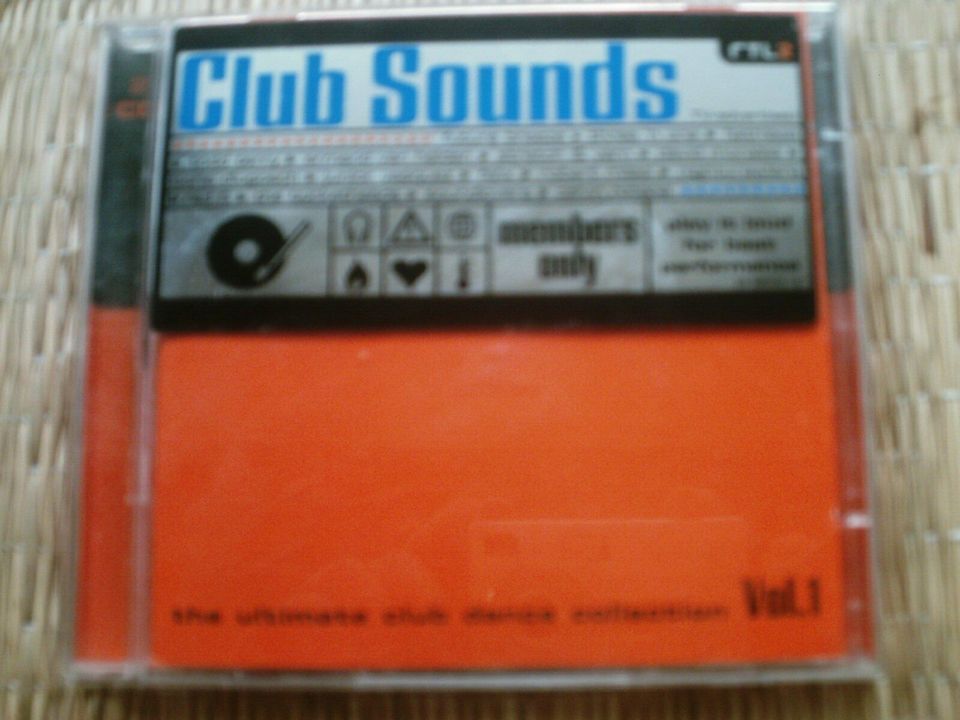 Club Sounds Vol.1 Doppel-CD Sony SMM486759 2-Orgina in Mönchengladbach