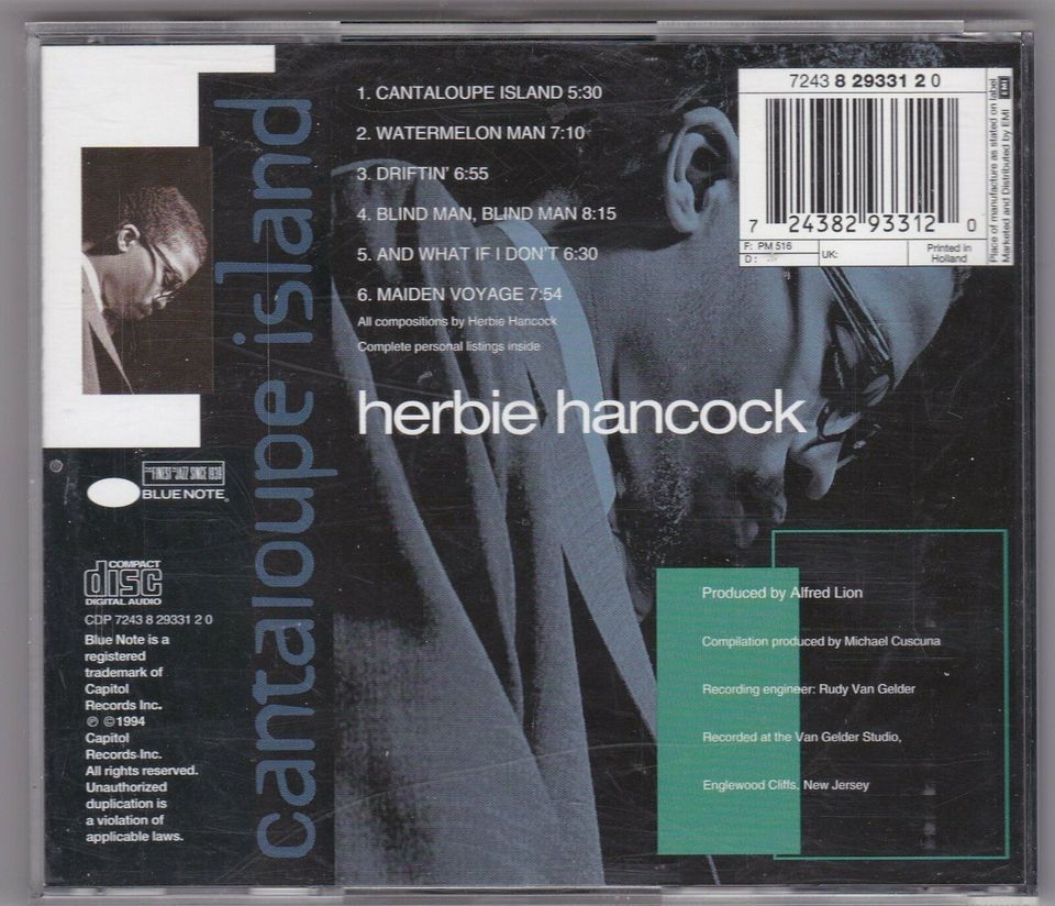 Herbie Hancock Cantaloupe Island  CD in Berlin