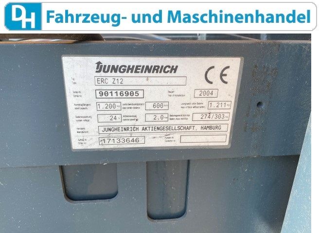 Hochhubwagen Jungheinrich ERC Z 12 Initialhub Waage Ravas Triplex in Unterwaldhausen