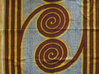 Wax Print Stoff Afrika afrikanische Batik 116 x 543 cm Baumwolle Berlin - Wilmersdorf Vorschau
