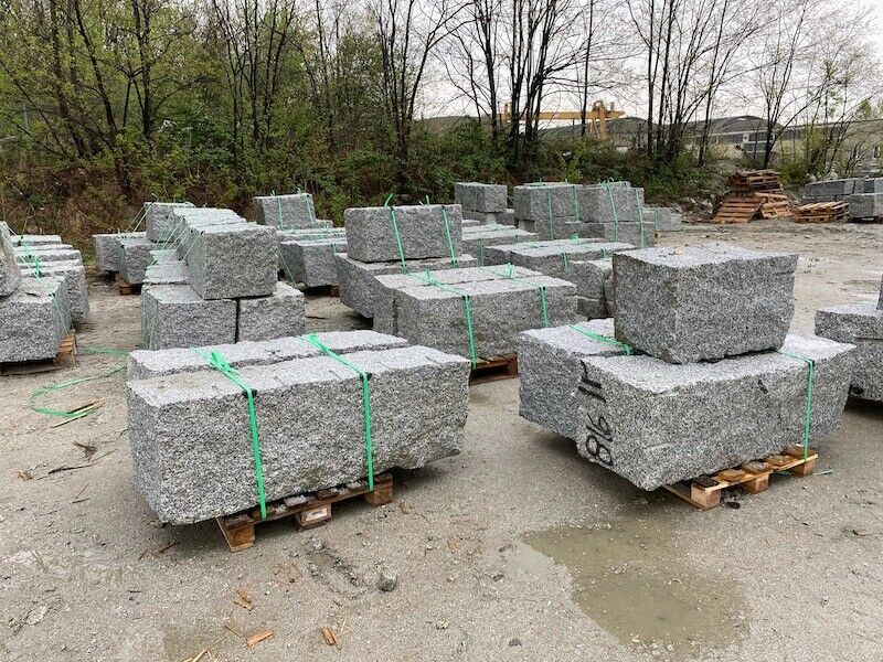 Granit Mauersteine 50x50x60-140 Granitblöcke Quadersteine 24 Tonnen 2388 € 