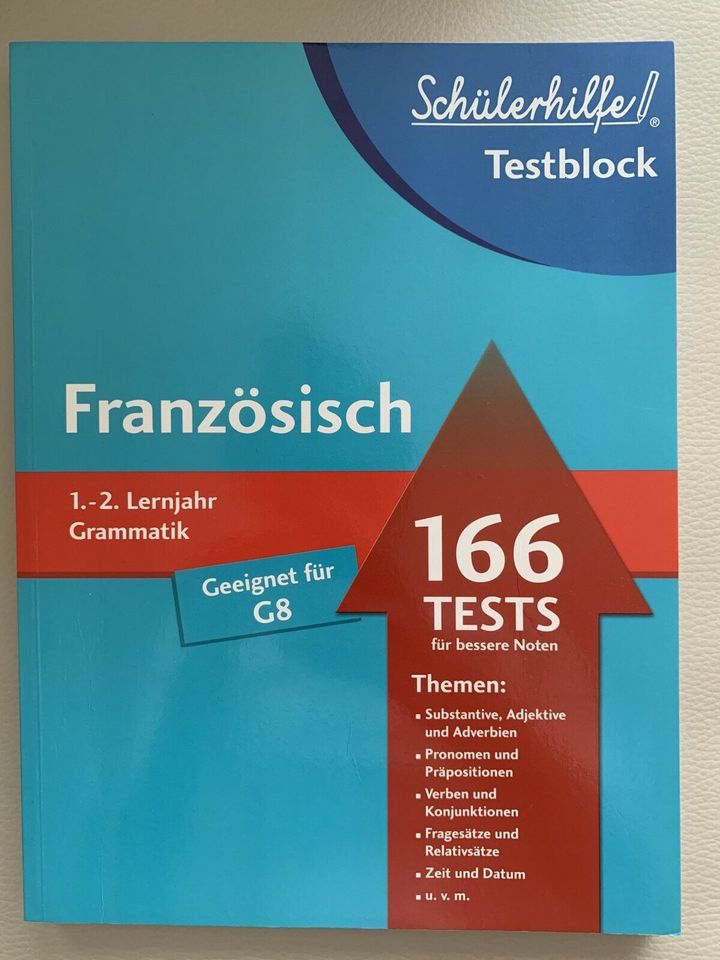 Schülerhilfe Französisch Grammatik Übungsbuch Lernen Schule NEU in Bayern - Bamberg