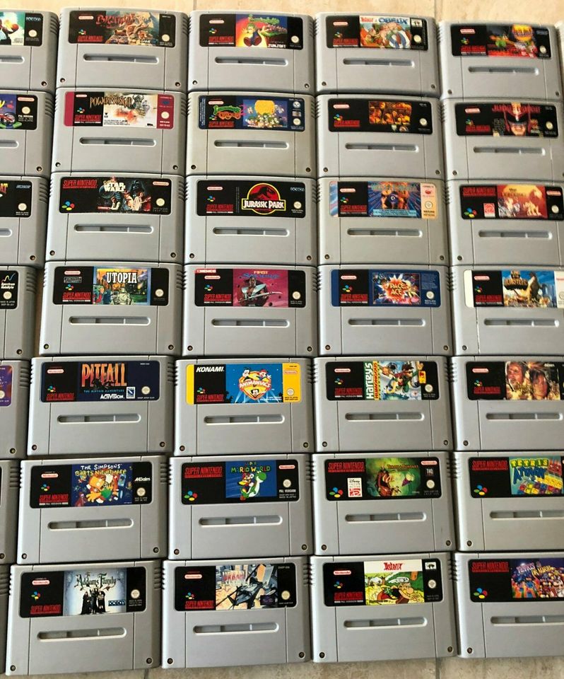 Riesige Super Nintendo (SNES) Sammlung (Einzelkauf möglich) in Düsseldorf
