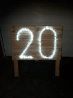 20 - Beleuchtetes Schild zu vermieten für Geburtstag Niedersachsen - Nordhorn Vorschau