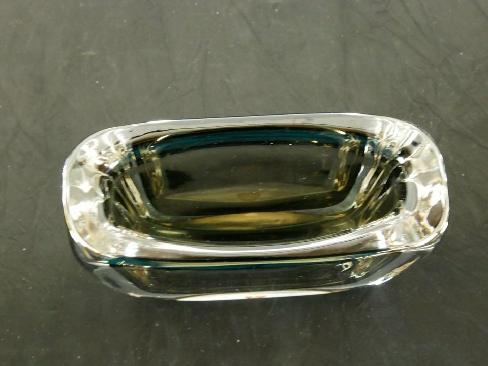 Orrefors Vase - Glas - Bleikristall - Rauchglas - 60er - Schweden in Hiltrup
