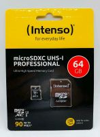 Intenso 64GB MicroSD Speicherkarte UHS-1 Class 10 Neu & OVP Schleswig-Holstein - Neumünster Vorschau