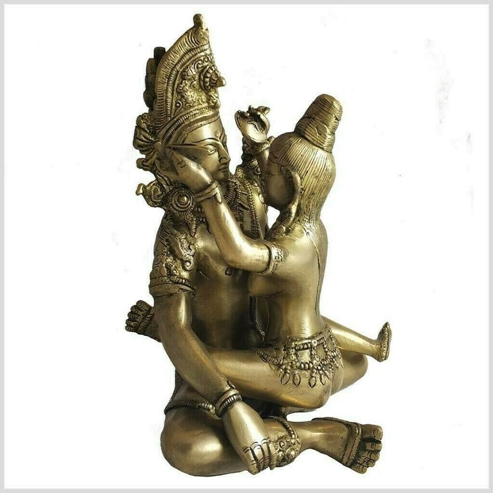 Buddha Shakti Shiva Messing Tantra Tantraismus Yab-Yum Vajrayana Upaya Prajna 