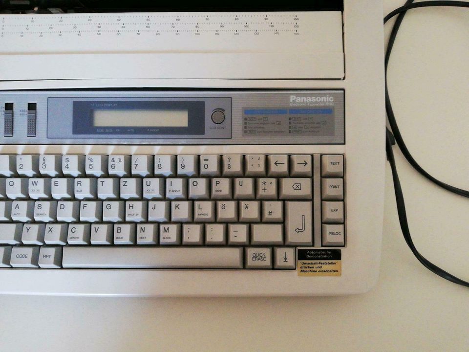 Elektronische Schreibmaschine von Panasonic in Pfaffenhofen a.d. Ilm