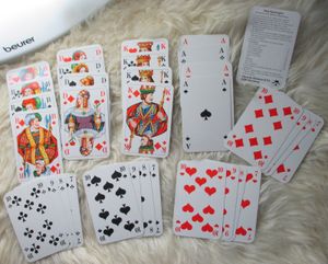 Krombacher Bier Kartenspiel weiß Neu Spiel Poker Karten Canaste Bridge Skat Set 