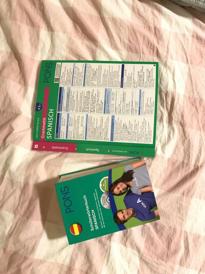 Spanisch Lernset + CD (Sprachwörterbuch und Grammatik Bogen) in Heuchelheim