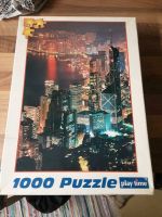 Puzzle hong kong bei Nacht skyline 1000 teile Bayern - Gersthofen Vorschau
