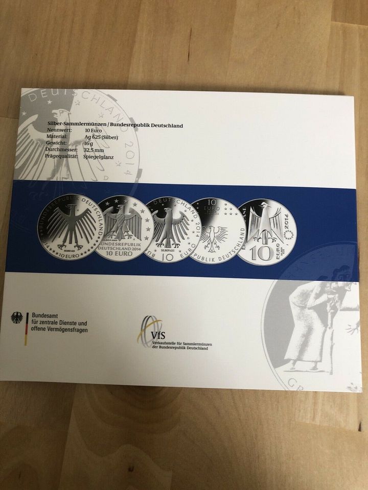 Silber-Sammlermünzenset 2014 in Markkleeberg