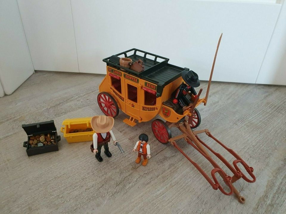 Playmobil Konvolut 3803 Western Postkutsche Teile zur Auswahl 