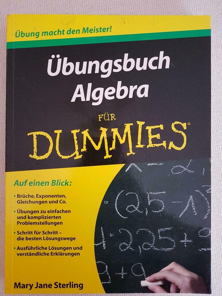 Schulbücher/ Algebra Mathematik Chemie Physik für Dummes in Baden-Württemberg - Schwäbisch Hall