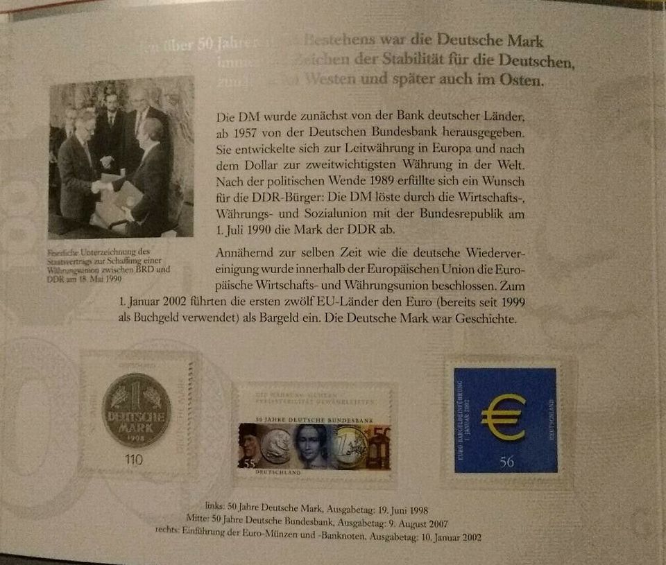 Letzter Kursmünzensatz aus dem Jahr 2001 in PP in Isselburg
