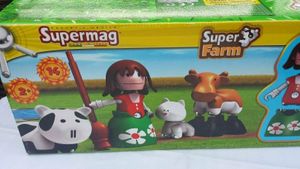 Supermag Magnet Spielzeug Super Farm Magnetspielzeug Plastwood 0434 ab 2 Jahre 