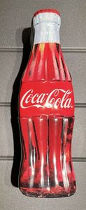 Coca Cola ® Blech Spardose Spar Flasche Spar Büchse Trinkgeld Sparschwein 