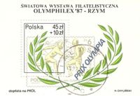Polen Block 104 ° Briefmarkenausstellung Rom 1987 Fechten - Sport Nordrhein-Westfalen - Kamen Vorschau