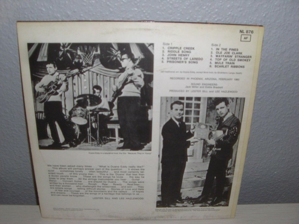 Country Schallplatte LP / DUANE EDDY >< Vinyl 1960 in Ilsede
