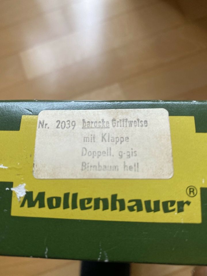 Mollenhauer Altblockflöte, birnbaum, Klappe, barocke Griffweise in Seevetal