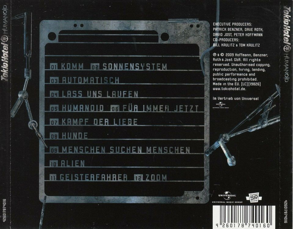 Tokio Hotel - Humanoid CD in Berlin