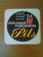 Alter Bierdeckel vom Brauhaus Forchheim (geschlossen 1994) Bayern - Erlangen Vorschau