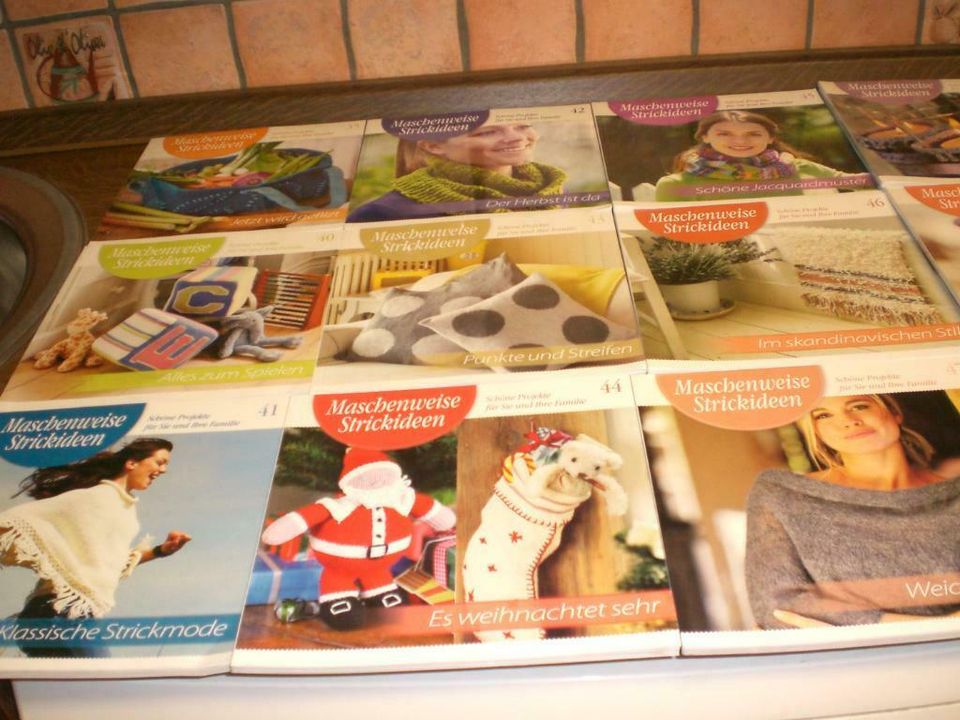 Maschenweise Strickideen 15 Hefte Siehe Bilder in Nordrhein-Westfalen - Pulheim