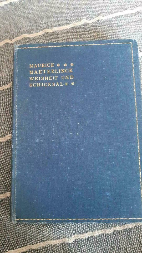 Maeterlinck - Weisheit und Schicksal, Jugendstil Ausgabe in Berlin