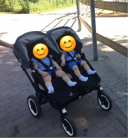 Bugaboo Kinderwagen Zwillinge Geschwisterwagen in Heiligenhaus