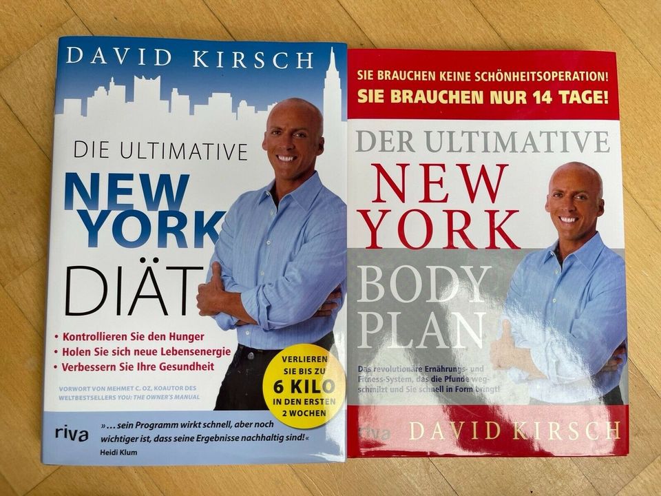 David Kirsch die ultimative New York Diät Body Plan 2 Bücher in Darmstadt