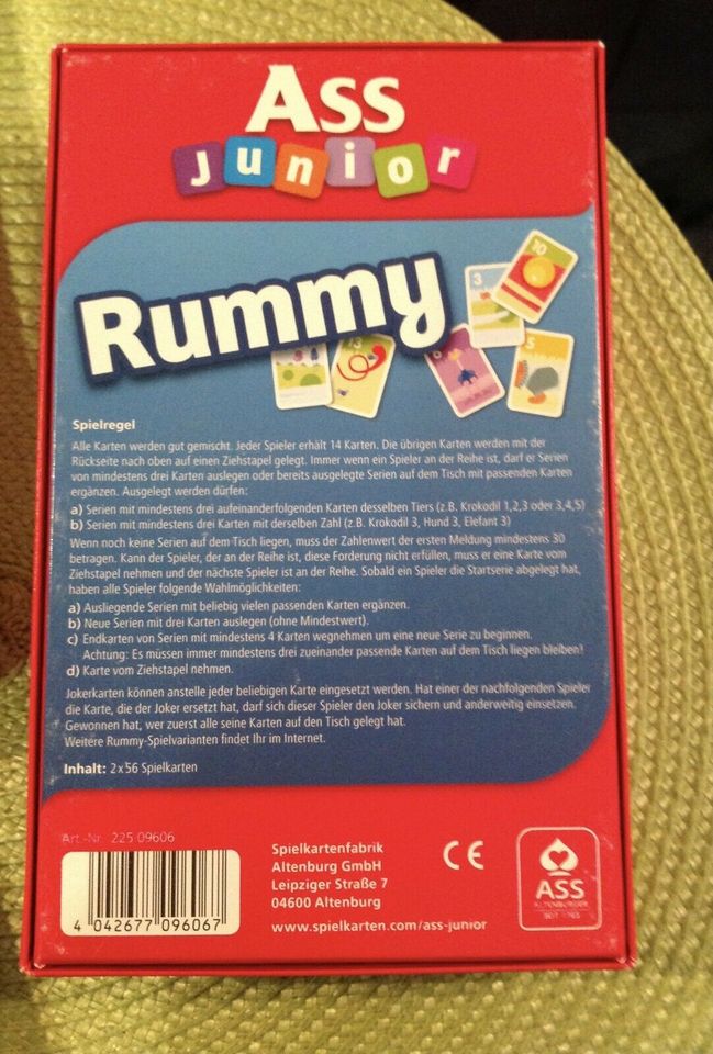 Mitbringspiel ASS Junior Rummy - Rummykub für Kids in Kiel - Hassee-Vieburg