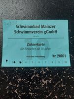 Zehnerkarte Schwimmbad Mainz Rheinland-Pfalz - Oppenheim Vorschau