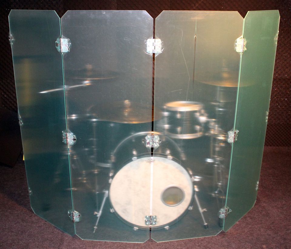 DS1 - 4 Drum Shield von GIS für Schlagzeug Drums Schallschutz in Limbach-Oberfrohna
