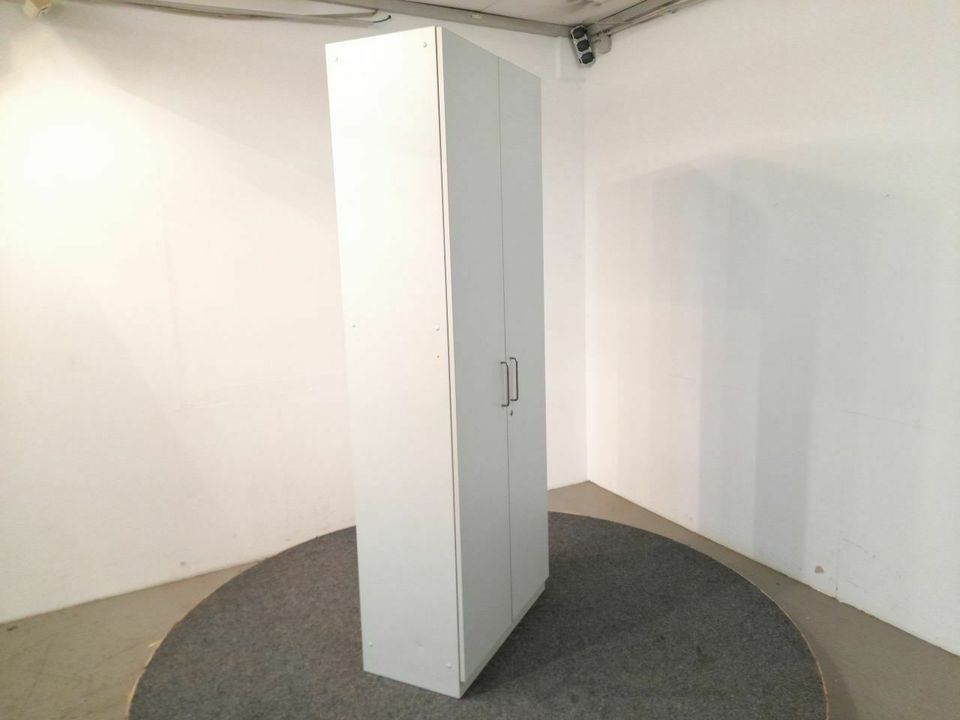 Büromöbel Aktenschrank 5OH,B/H/T80x215x42cm,lichtgrau,ArtNr37608 in Zülpich
