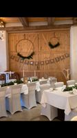 JUST MARRIED Girlande Wimpelkette Jute Vintage Hochzeit Bayern - Ornbau Vorschau